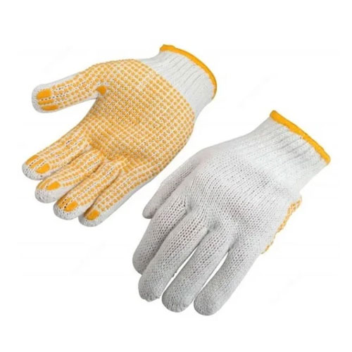 dotted palm garden gloves