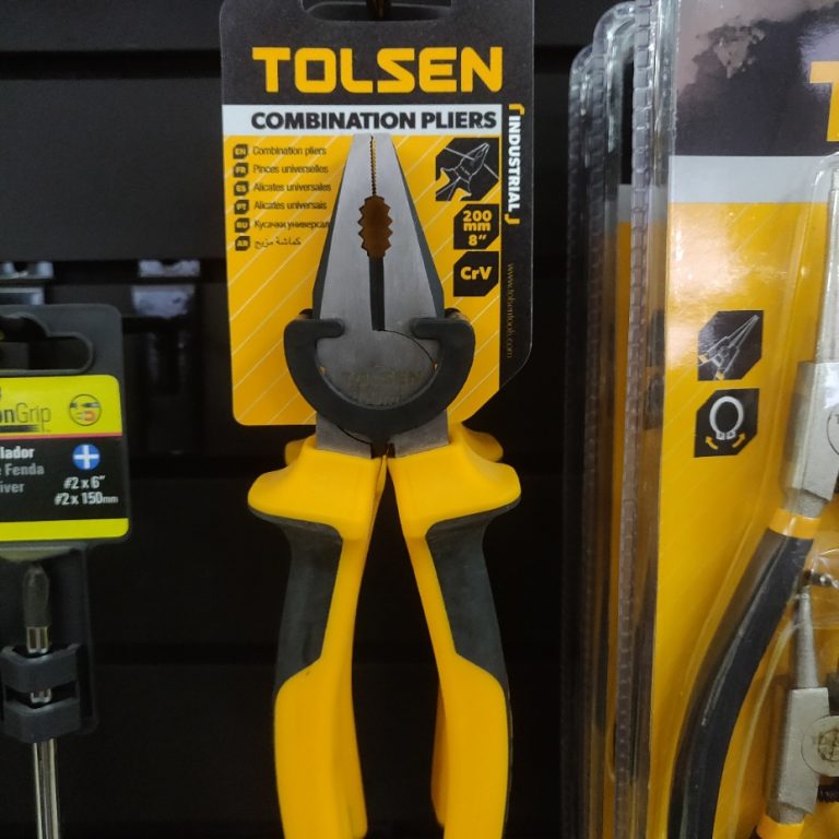 Tolsen Combination Pliers 8” CrV 10017 Atlas Industrial Supply Trinidad