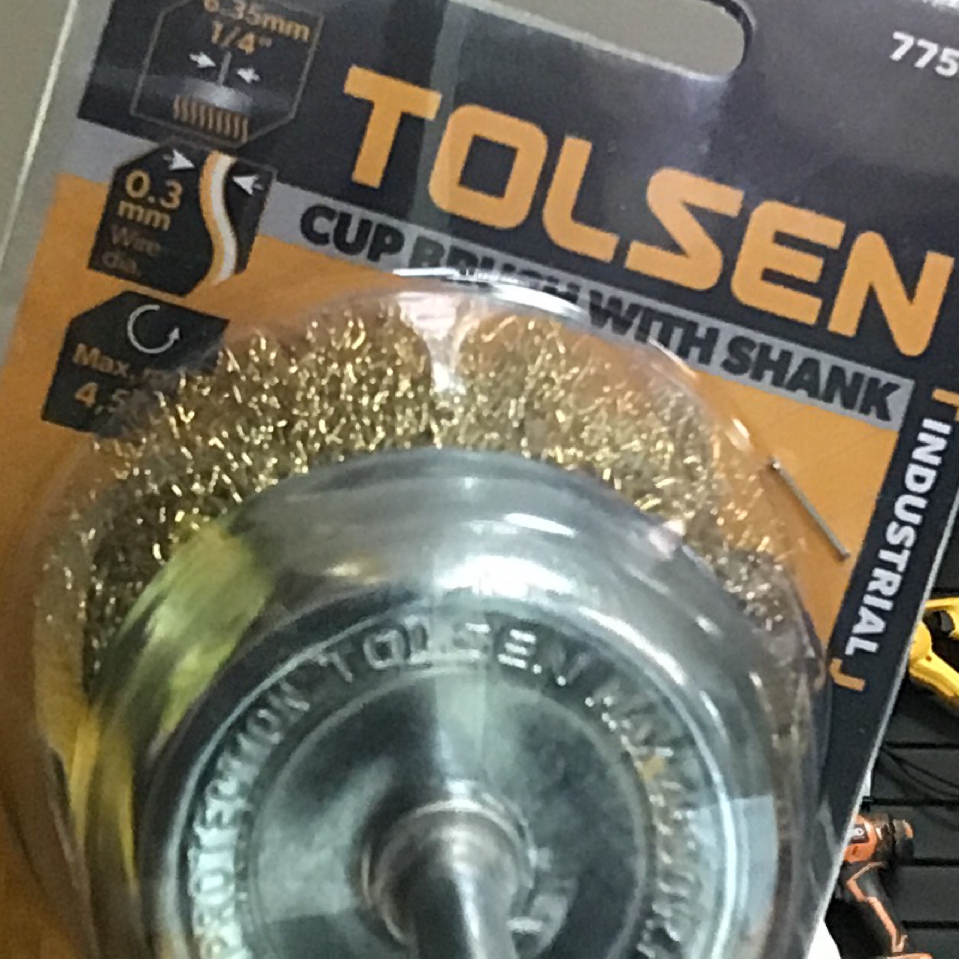 Tolsen Crimped Wire Cup Brush With Shank 77550 Atlas Industrial