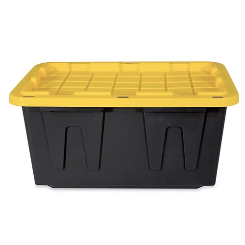 HART 200 Quart Latching Rolling Plastic Storage Bin Container, Clear, Set  of 2 - AliExpress