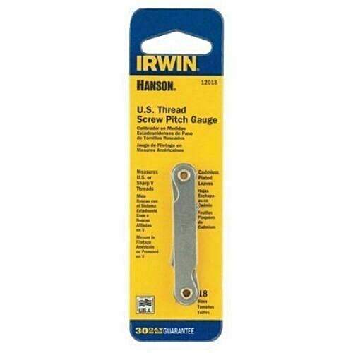 Irwin US Thread Screw Pitch Gauge Atlas Industrial Supply Trinidad